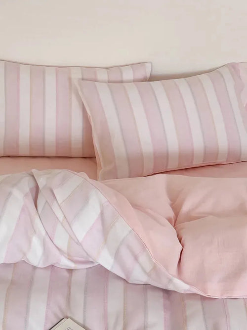 Candy Striped Bedding Set