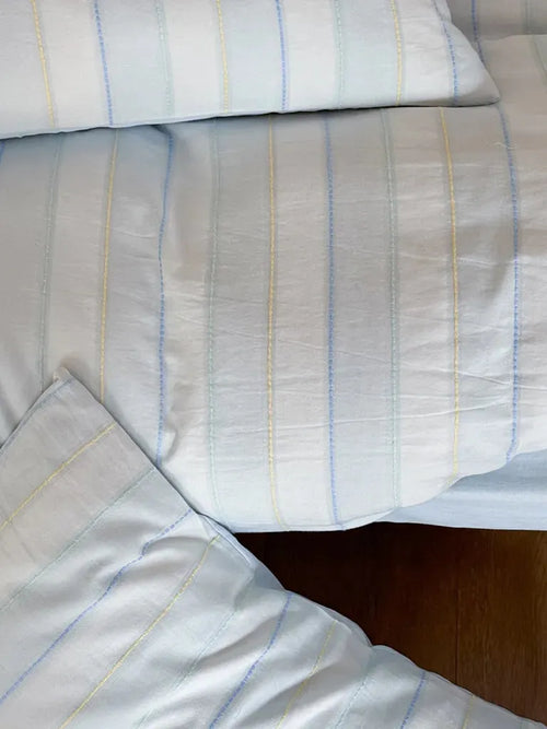 Candy Striped Duvet Cover