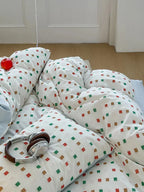 Check Jacquard Duvet Cover