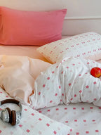 Check Jacquard Duvet Cover