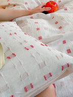 Check Jacquard Bedding Set