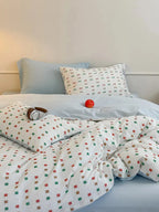 Check Jacquard Duvet Cover