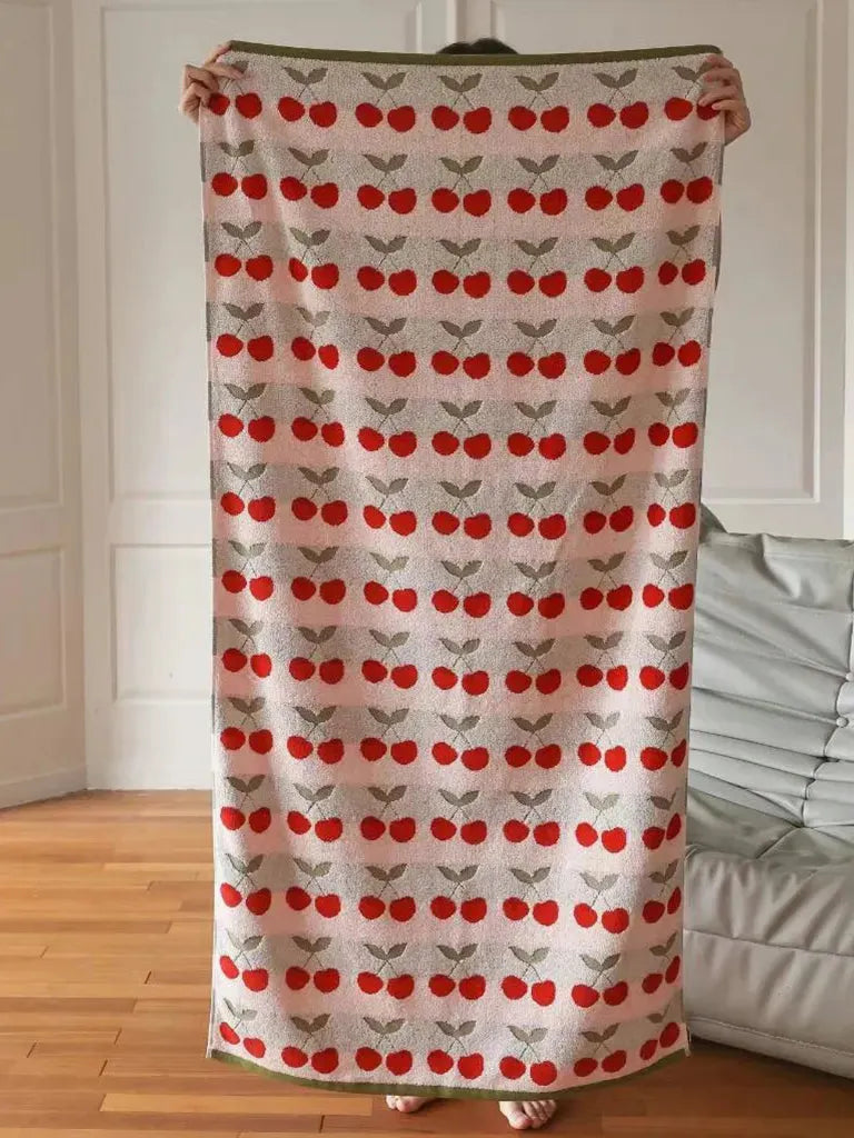 Cherry Reversible Terry Towel