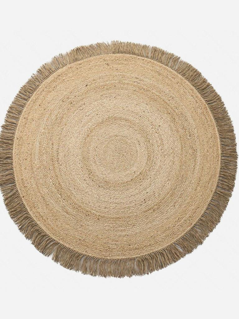 Classic Boho Tassel Jute Rug