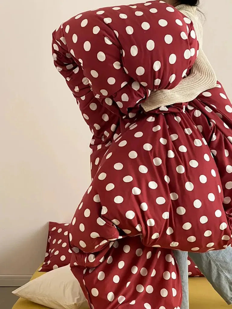 Classic Polka Dot Jersey Bedding Set