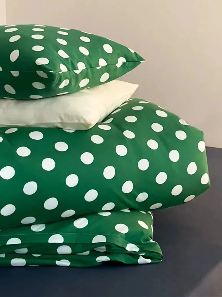 Classic Polka Dot Jersey Bedding Set