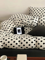 Classic Polka Dot Jersey Bedding Set