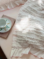 Cotton Clip Striped Bedding Set