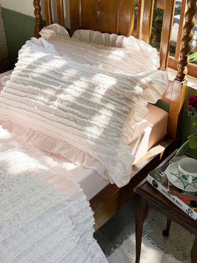 Cotton Clip Striped Bedding Set