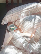 Cotton Clip Striped Bedding Set