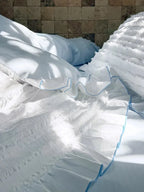 Cotton Clip Striped Bedding Set