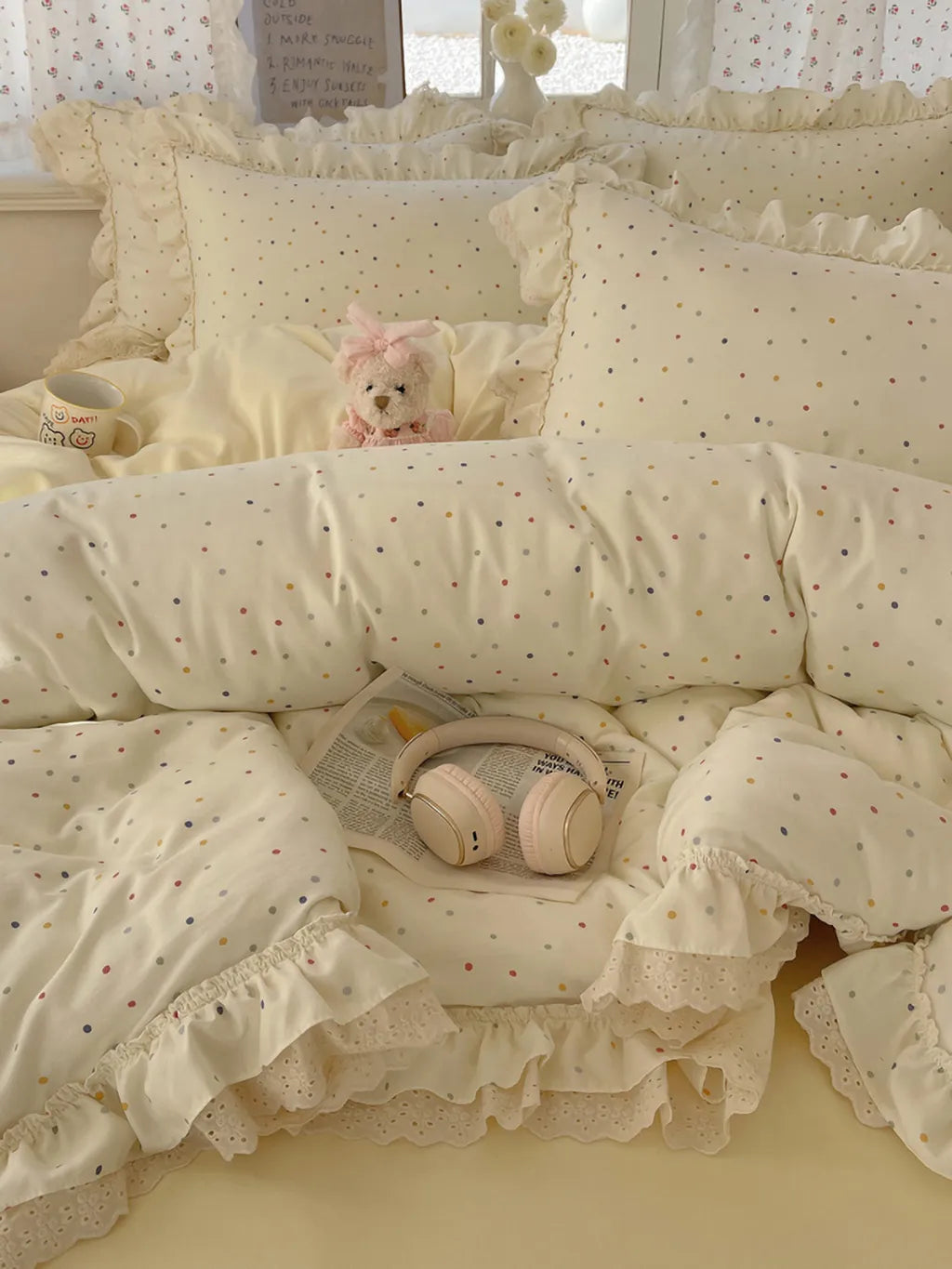 Confetti Dot Bedding Set