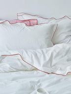 Contrast Flange Bedding Set