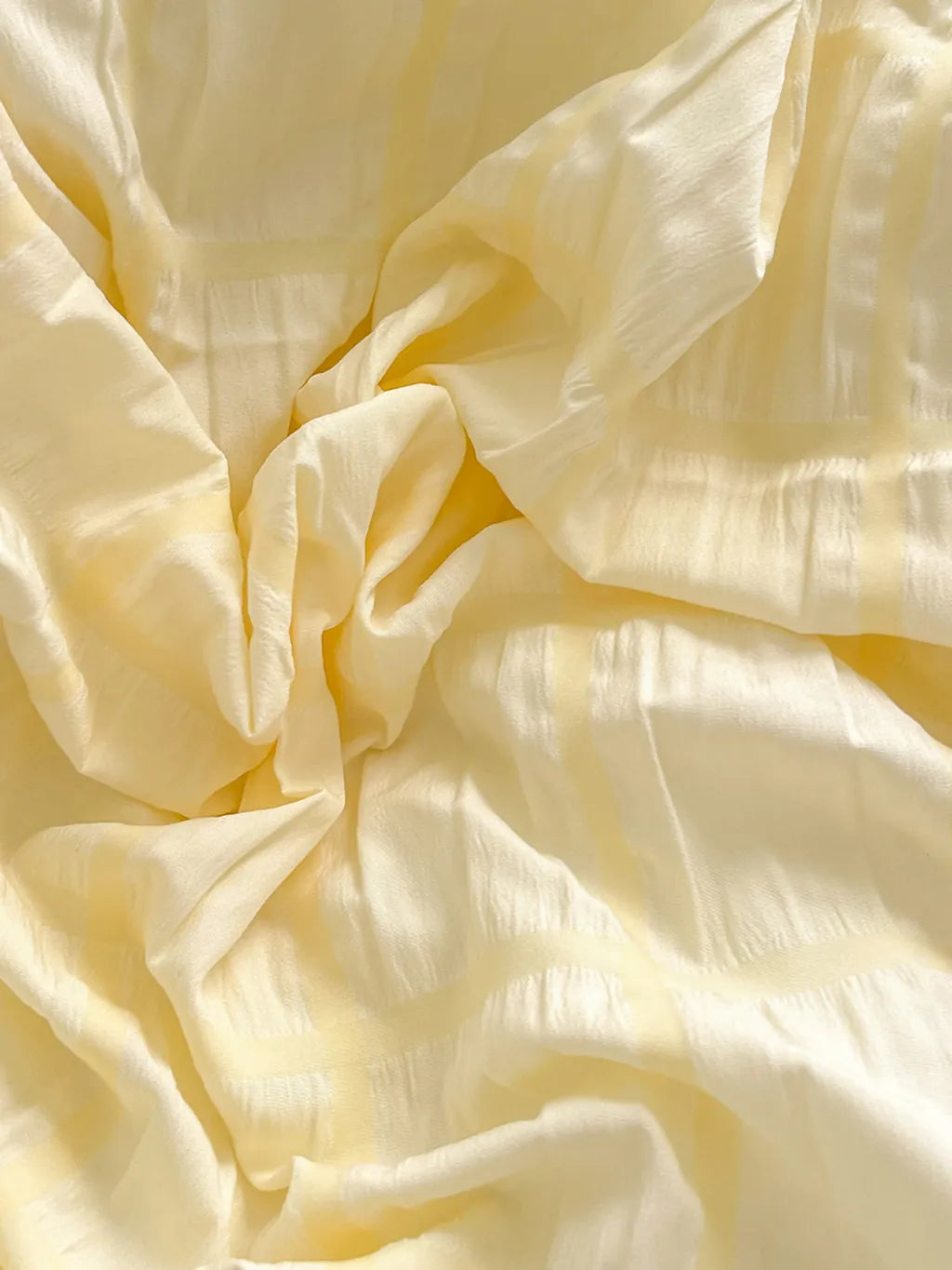 Contrast Seersucker Check Bedding Set