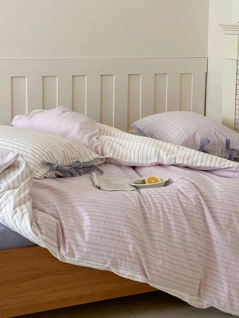 Contrast Stripe Duvet Cover