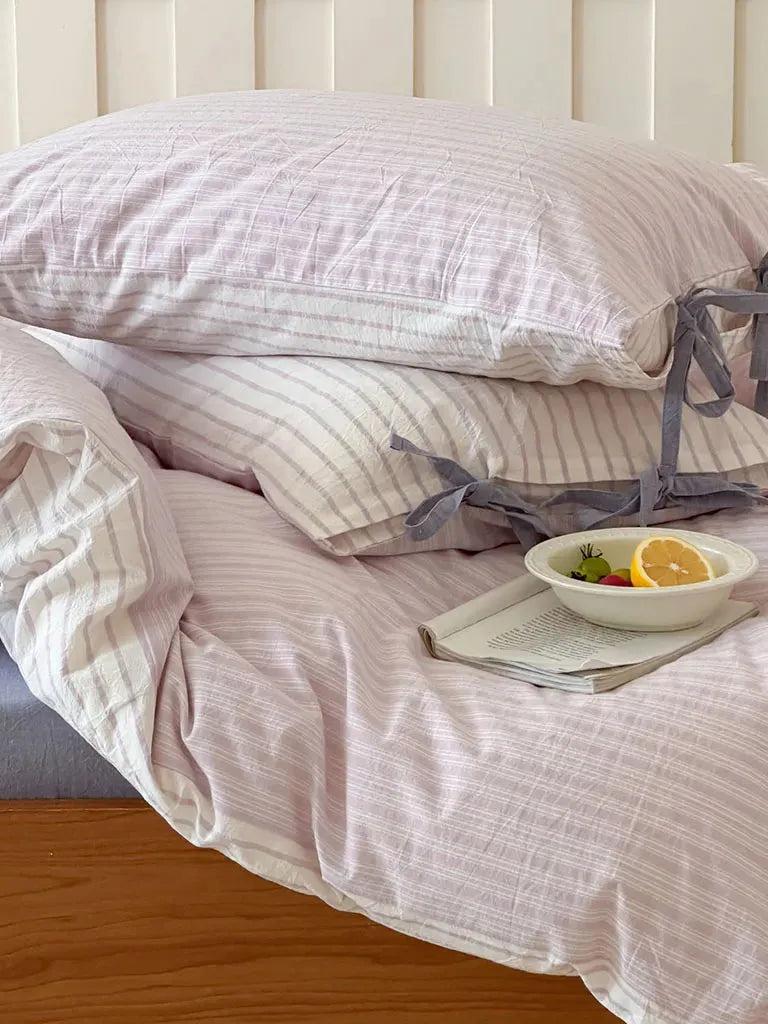 Contrast Stripe Duvet Cover