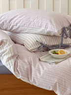 Contrast Stripe Duvet Cover