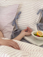 Contrast Stripe Duvet Cover