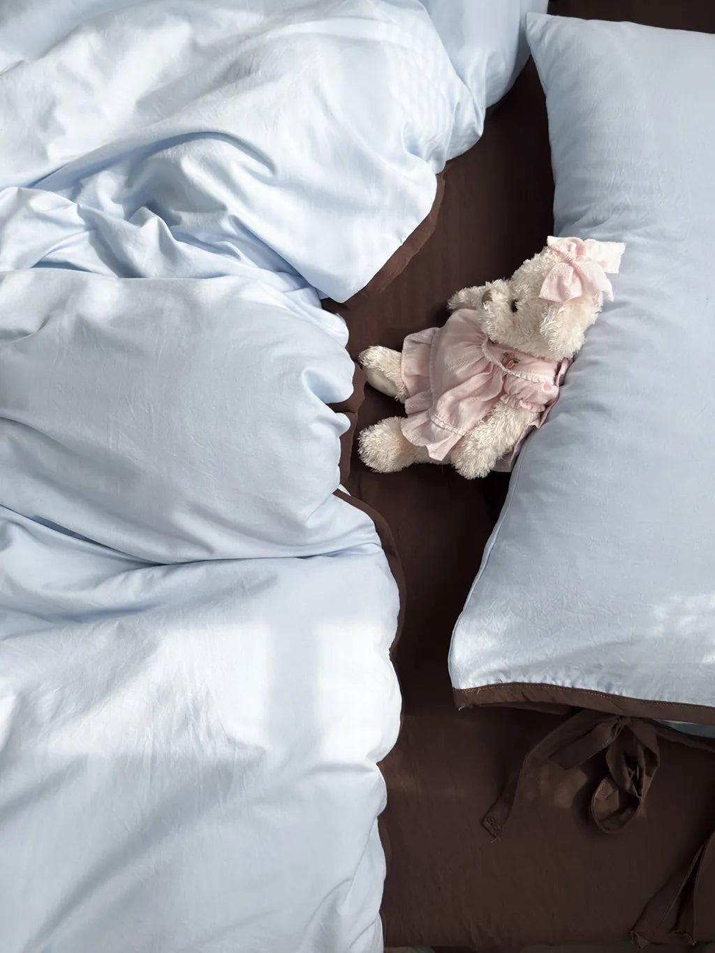 Contrast Trim Solid Duvet Cover