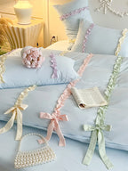 Coquette Ribbon Bow Bedding Set