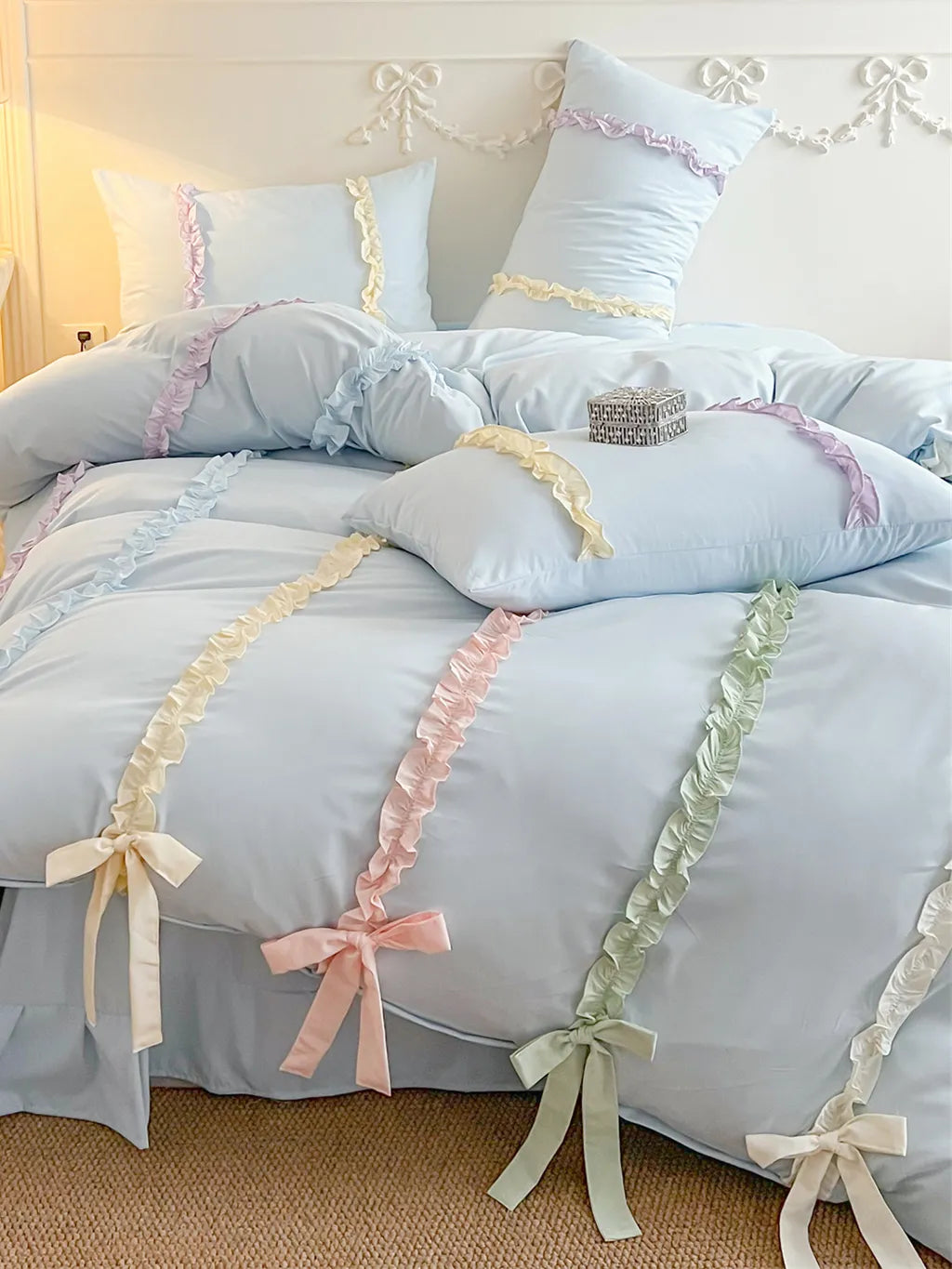 Coquette Ribbon Bow Bedding Set