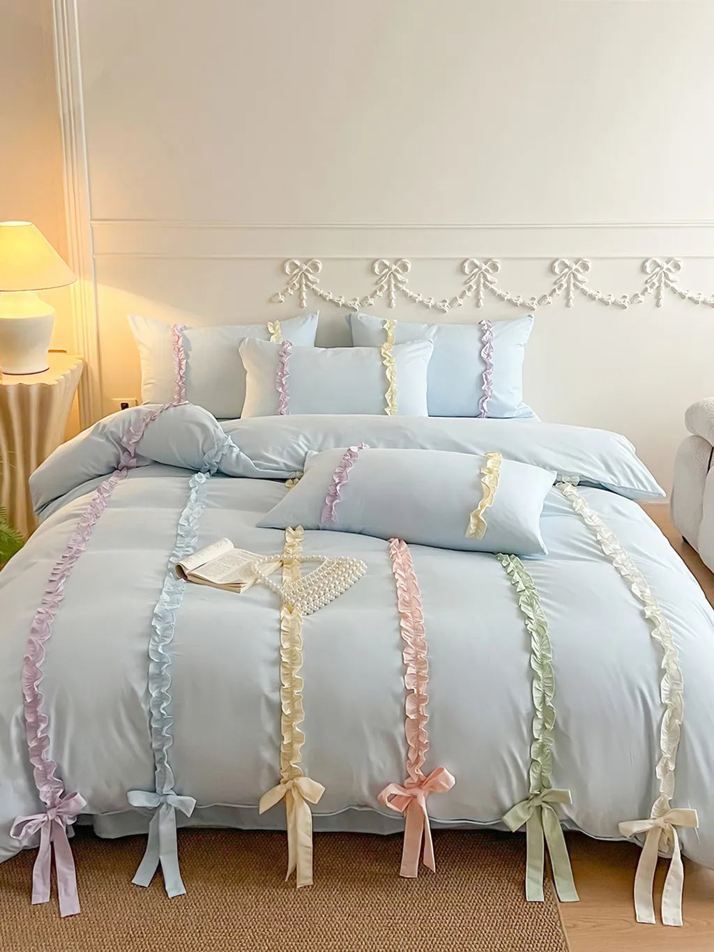 Coquette Ribbon Bow Bedding Set
