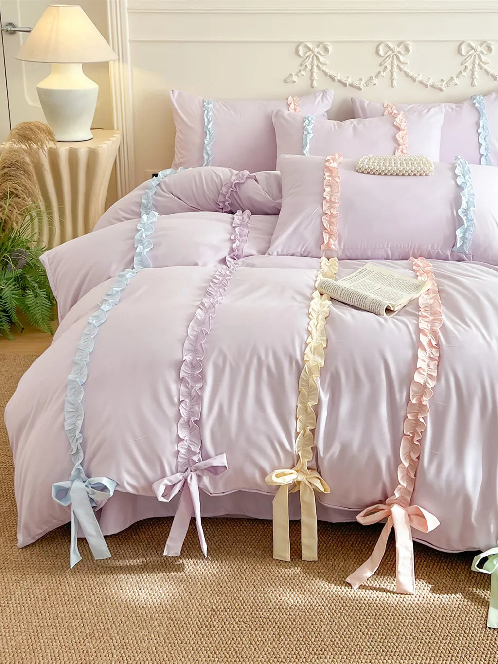 Coquette Ribbon Bow Bedding Set