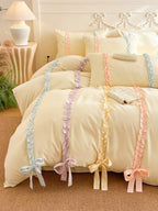 Coquette Ribbon Bow Bedding Set