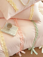 Coquette Ribbon Bow Bedding Set