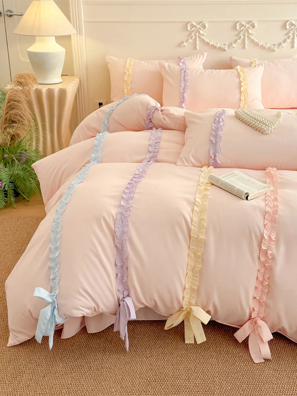 Coquette Ribbon Bow Bedding Set