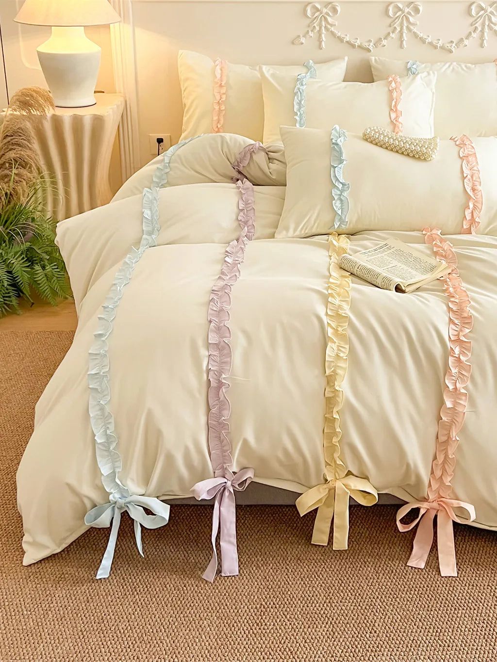 Coquette Ribbon Bow Bedding Set