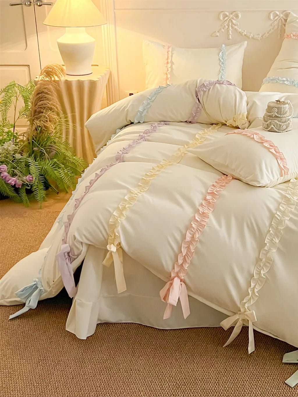 Coquette Ribbon Bow Bedding Set