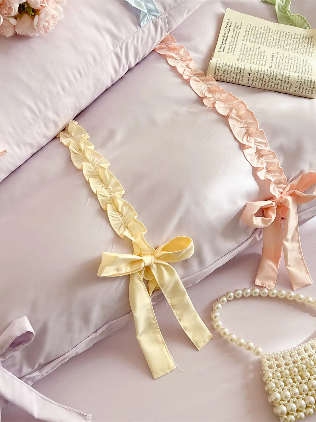Coquette Ribbon Bow Bedding Set