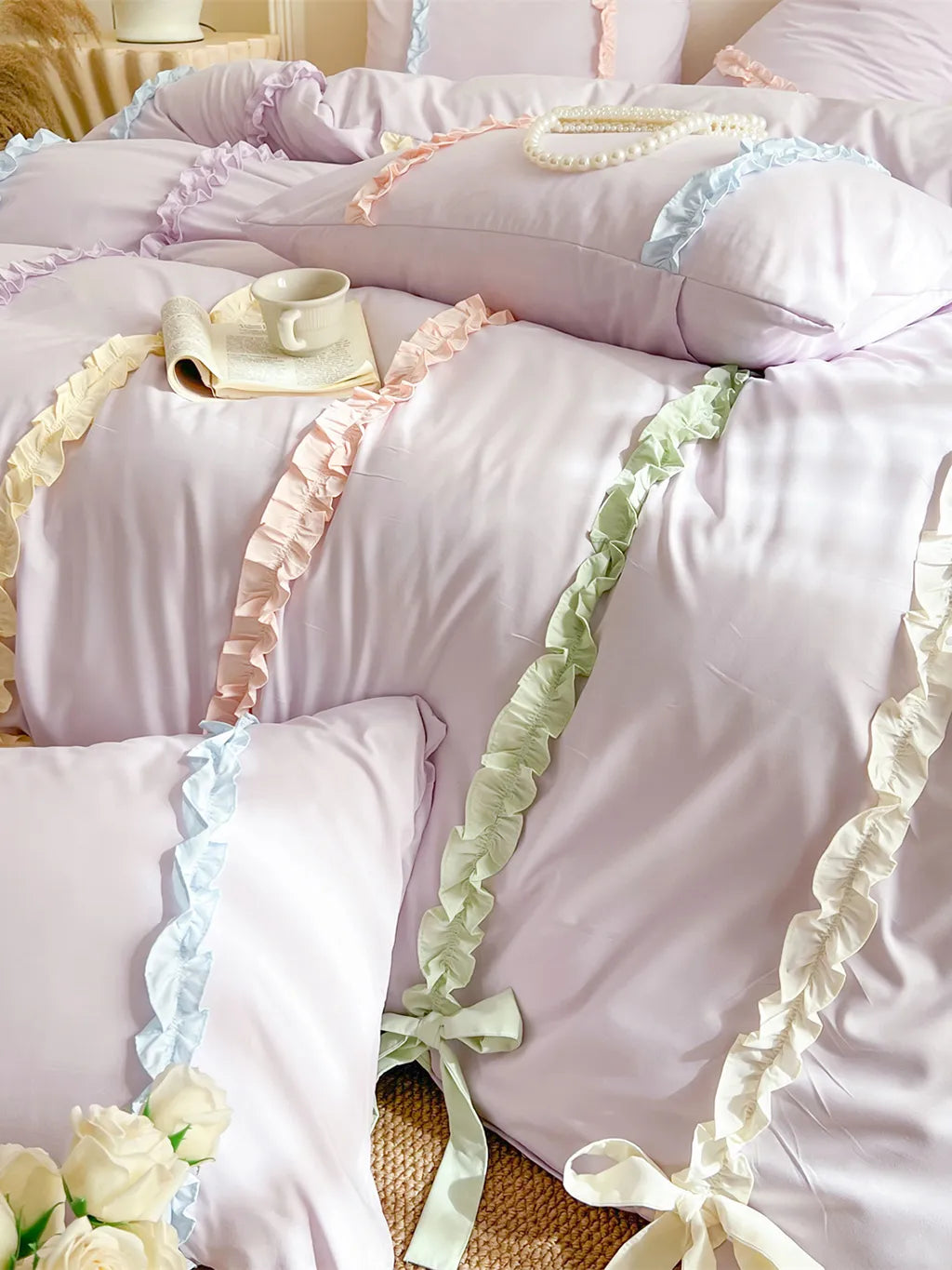 Coquette Ribbon Bow Bedding Set