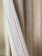 Cottage Stripe Doorway Curtains