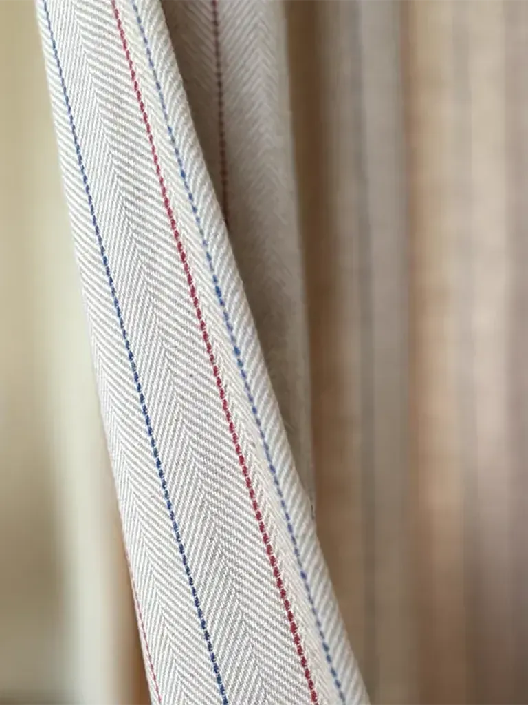 Cottage Stripe Doorway Curtains