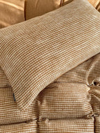 Cotton Houndstooth Jacquard Farmhouse Duvet Cover