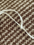 Cotton Houndstooth Jacquard Farmhouse Duvet Cover