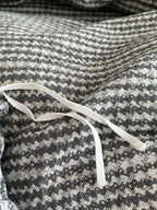 Cotton Houndstooth Jacquard Farmhouse Duvet Cover