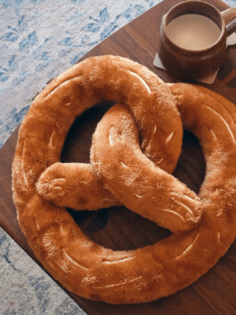 Cute Bread Collection Throw Pillow