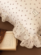 Cute Cherry Ruffle Duvet Cover