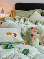 Cute Forest Tufted Duvet Cover