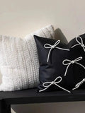 Decorative Faux Leather Throw Pillow