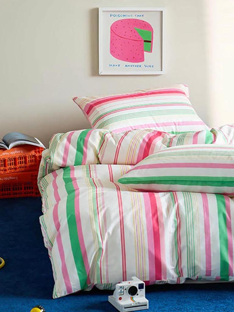 Cheerful Striped Duvet Cover
