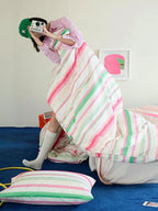 Cheerful Striped Duvet Cover