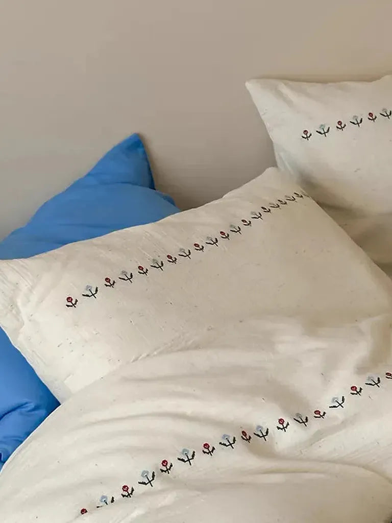 Dreamy Floral Muslin Bedding Set