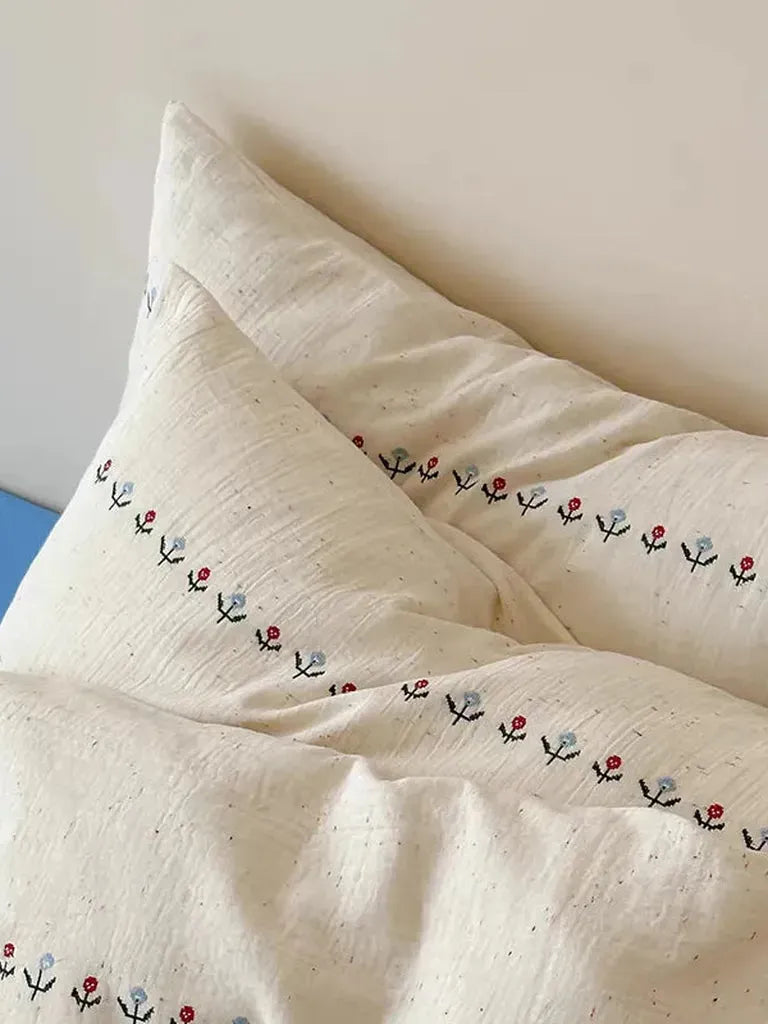 Dreamy Floral Muslin Bedding Set