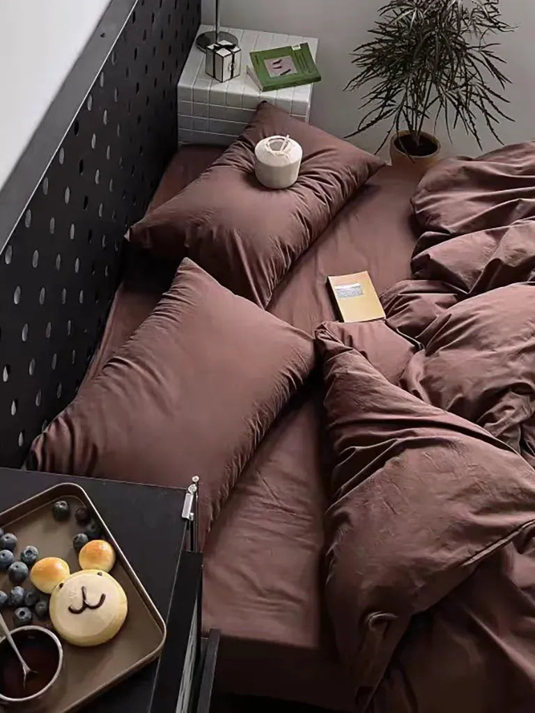 Earthy Brown Bedding Set