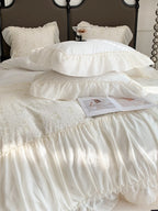Elegant French Lace Duvet Cover