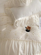 Elegant French Lace Duvet Cover